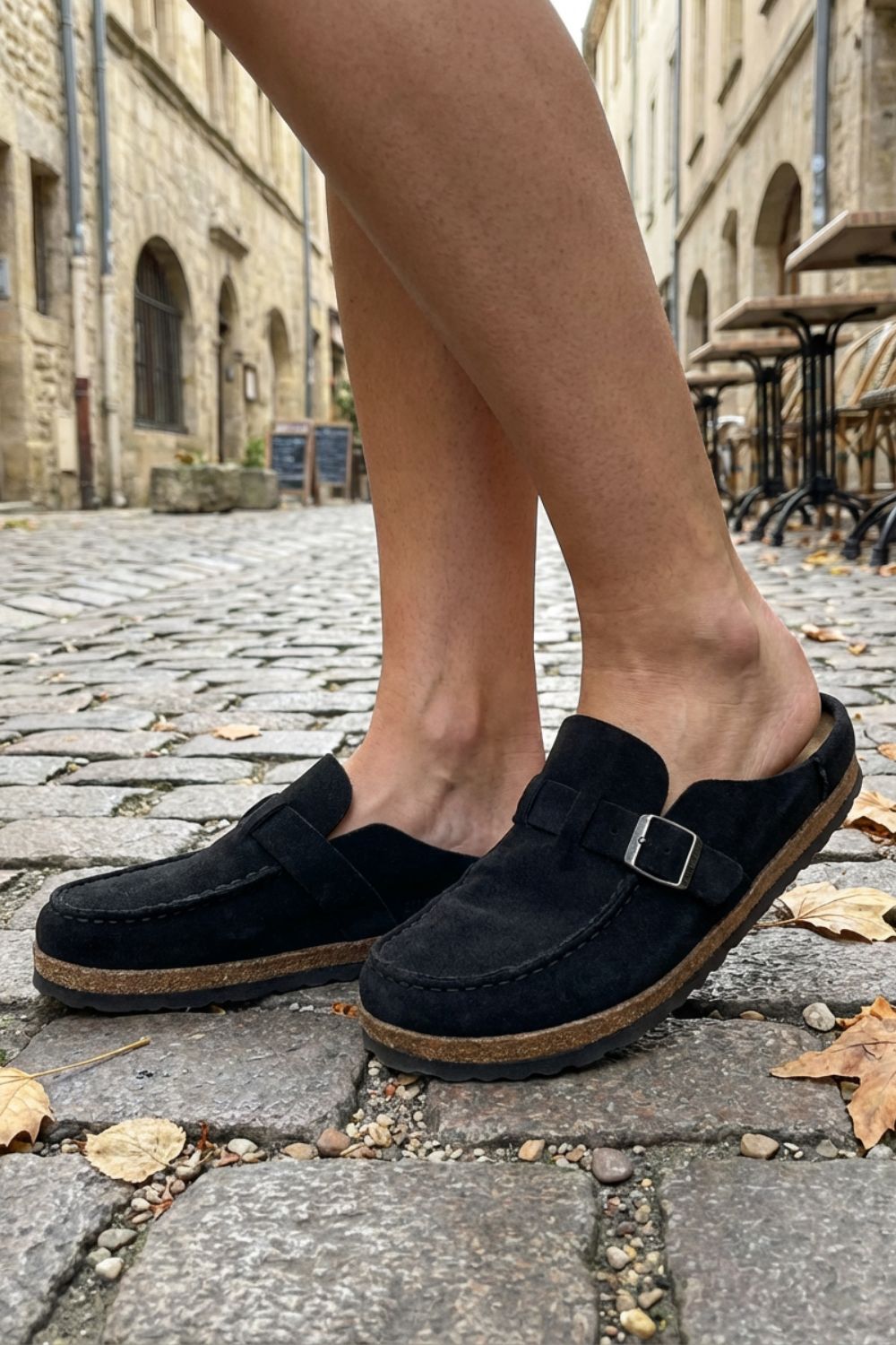Fable | Women's Closed Toe Buckle Clogs