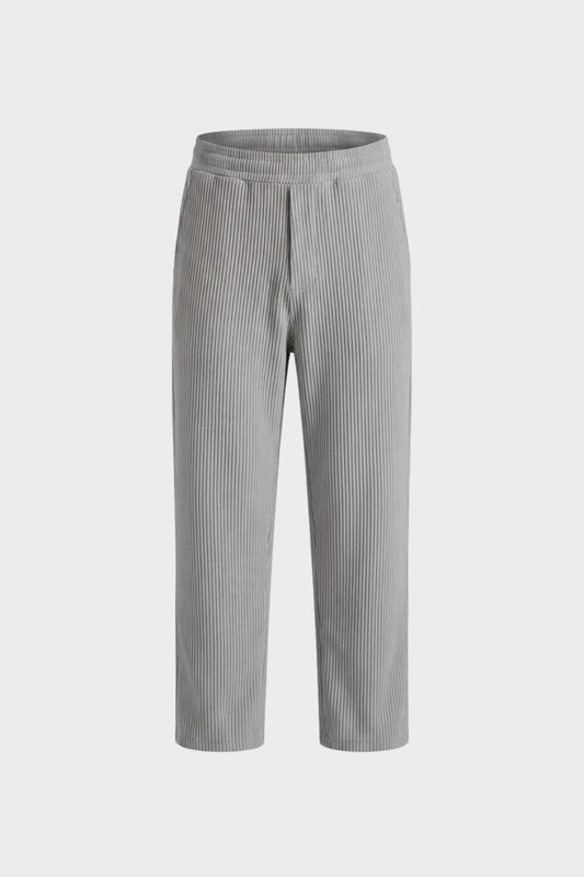 Wilder | Men's Textured Straight Cut Trousers