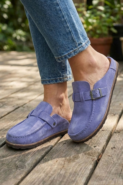 Fable | Women's Closed Toe Buckle Clogs