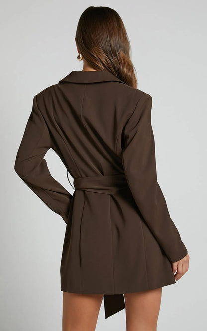 Vivienne | Women's Belted Blazer Dress