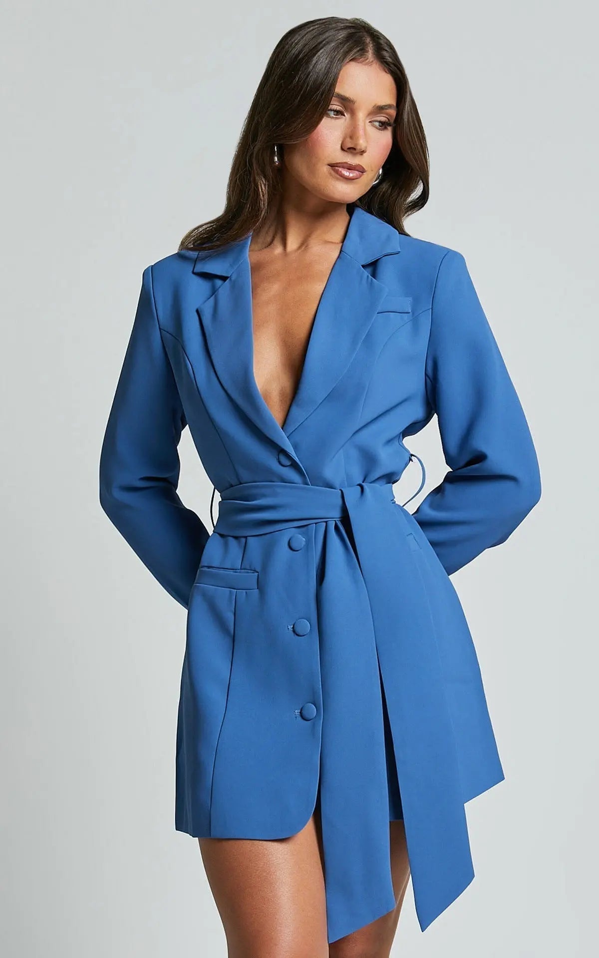 Vivienne | Women's Belted Blazer Dress