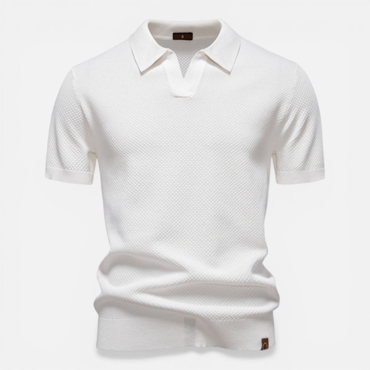 Sterling | Men's Textured Knit Polo Shirt