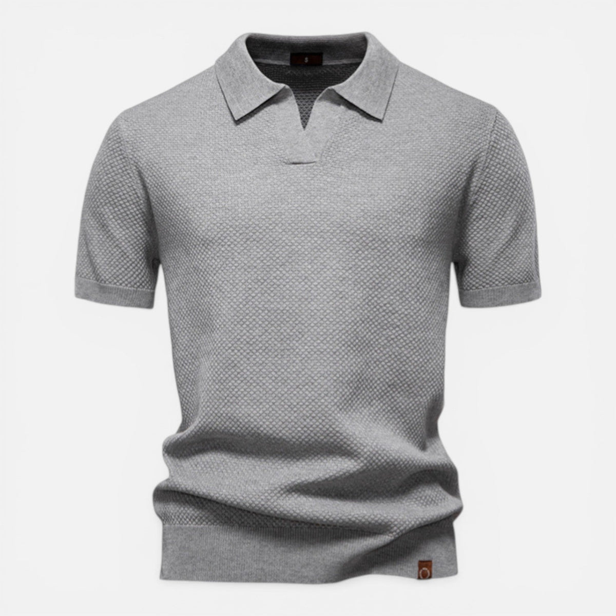 Sterling | Men's Textured Knit Polo Shirt