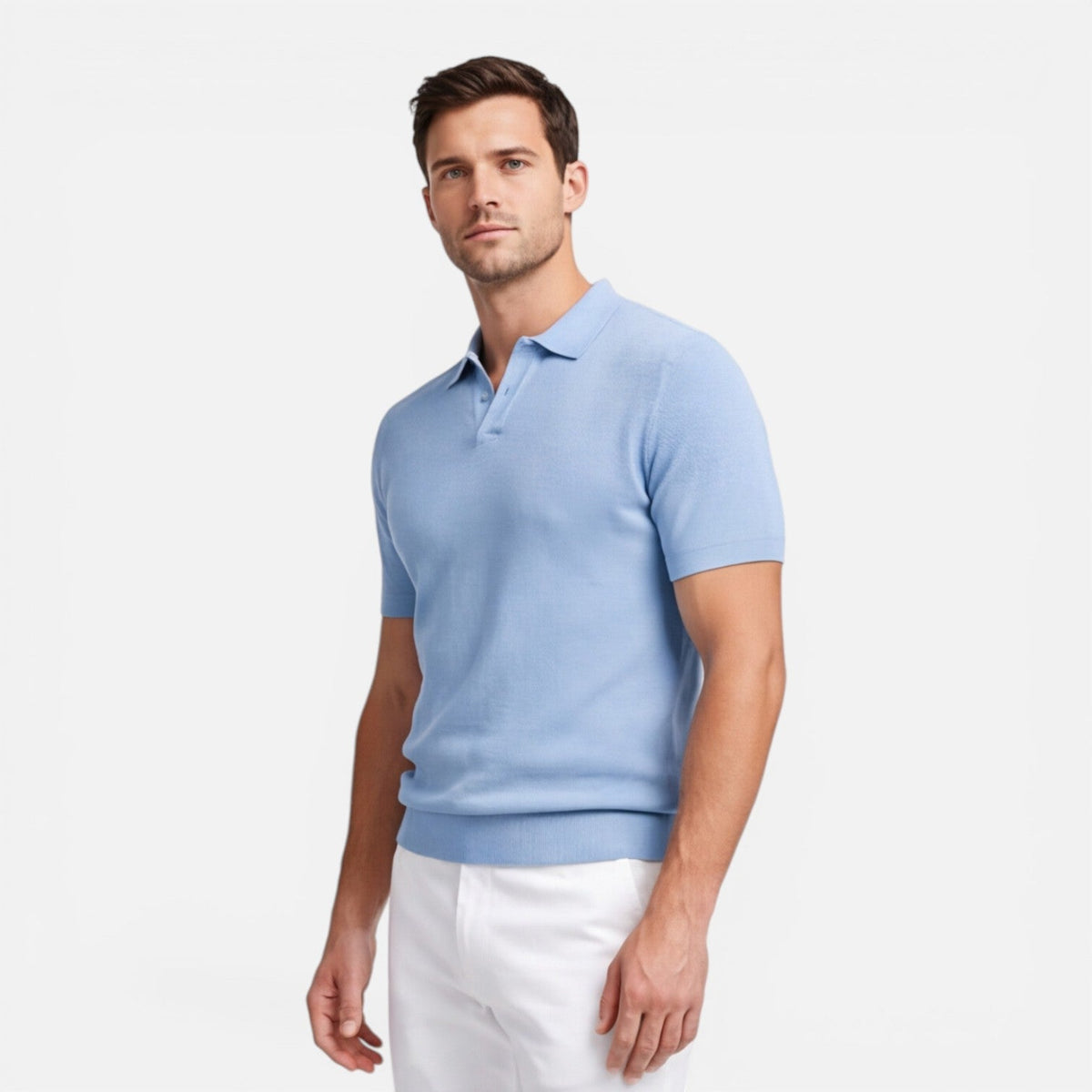 Sterling | Men's Textured Knit Polo Shirt