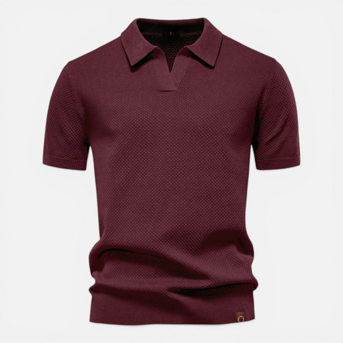 Sterling | Men's Textured Knit Polo Shirt