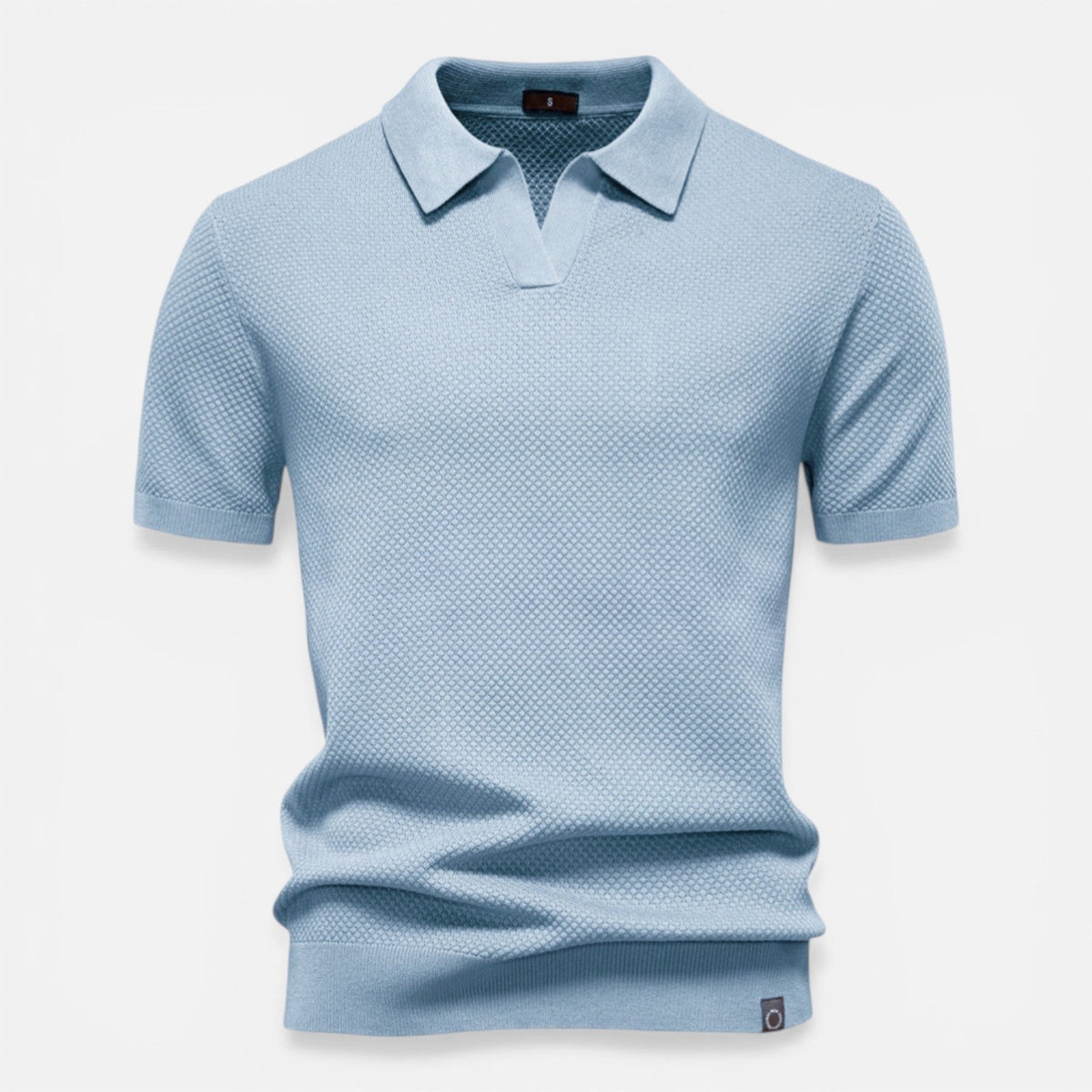 Sterling | Men's Textured Knit Polo Shirt
