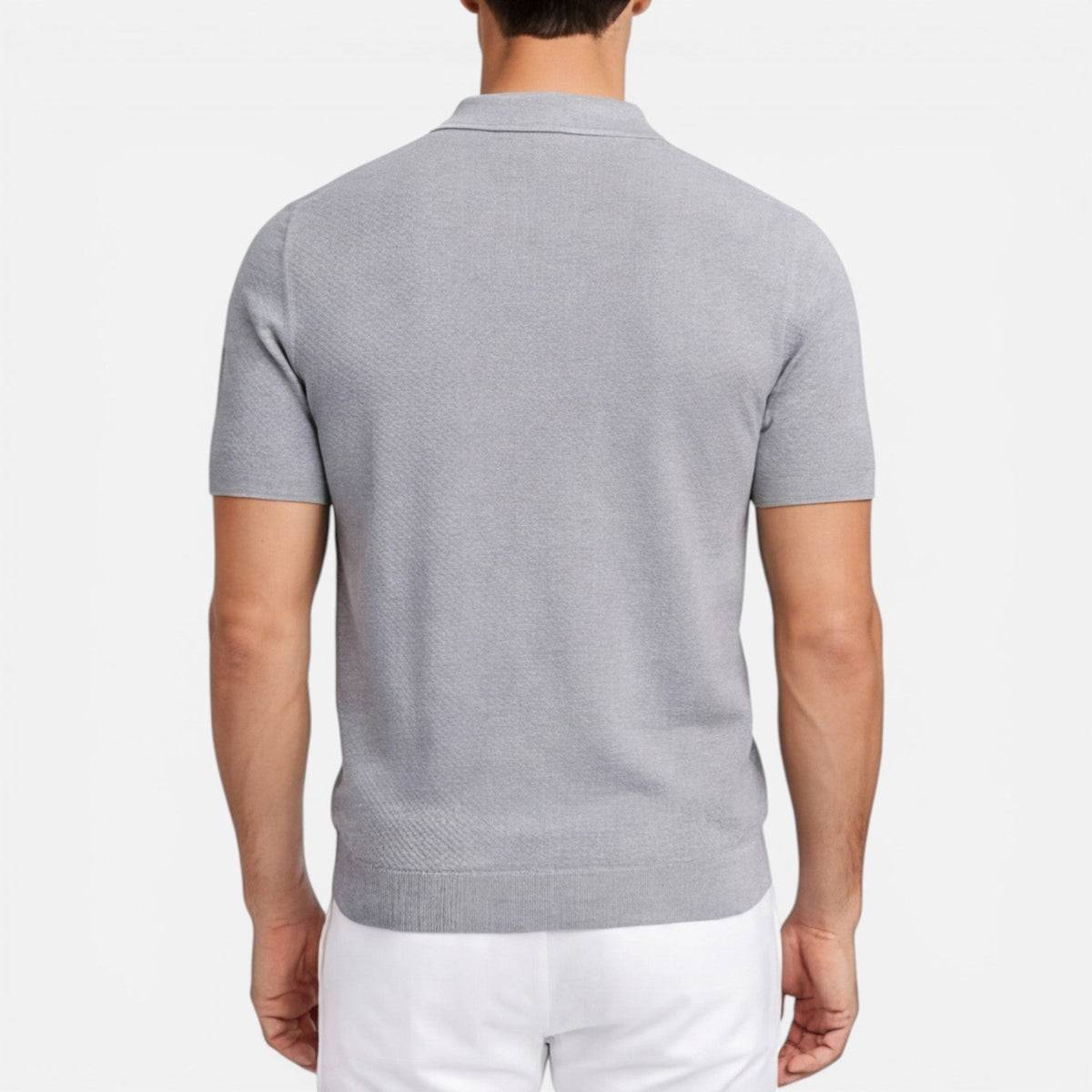 Sterling | Men's Textured Knit Polo Shirt