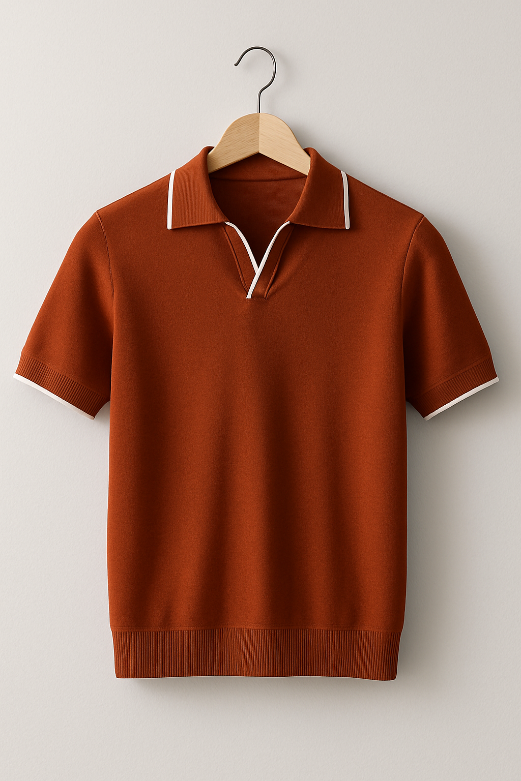Rupert | Men's Contrast Trim Knit Polo