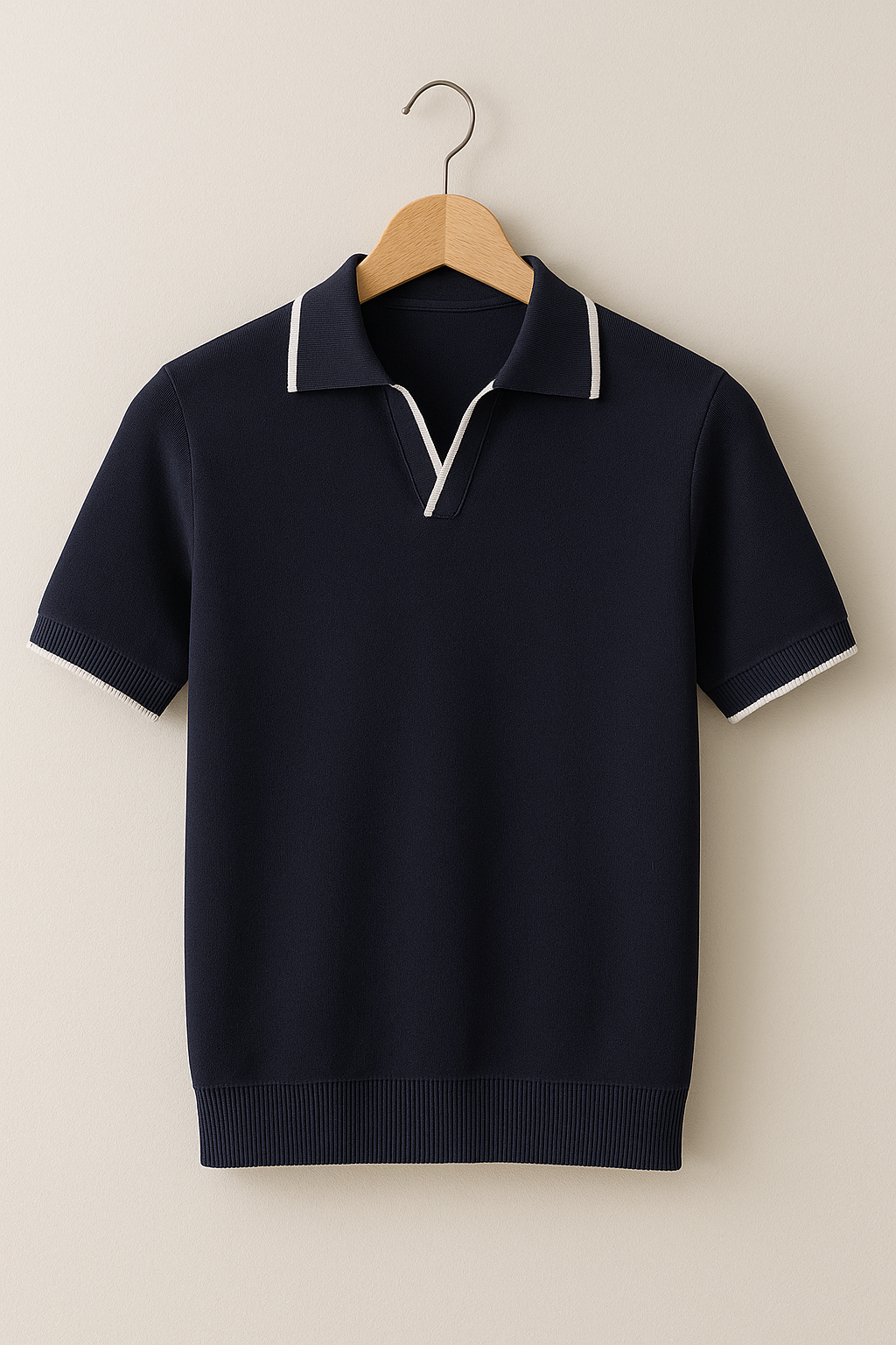 Rupert | Men's Contrast Trim Knit Polo