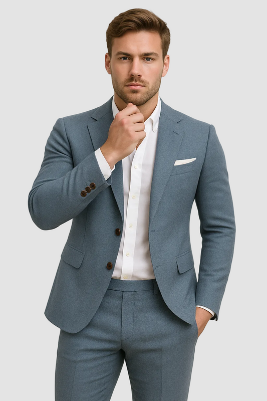 Edmund | Men's Slim Fit Linen Suit Set