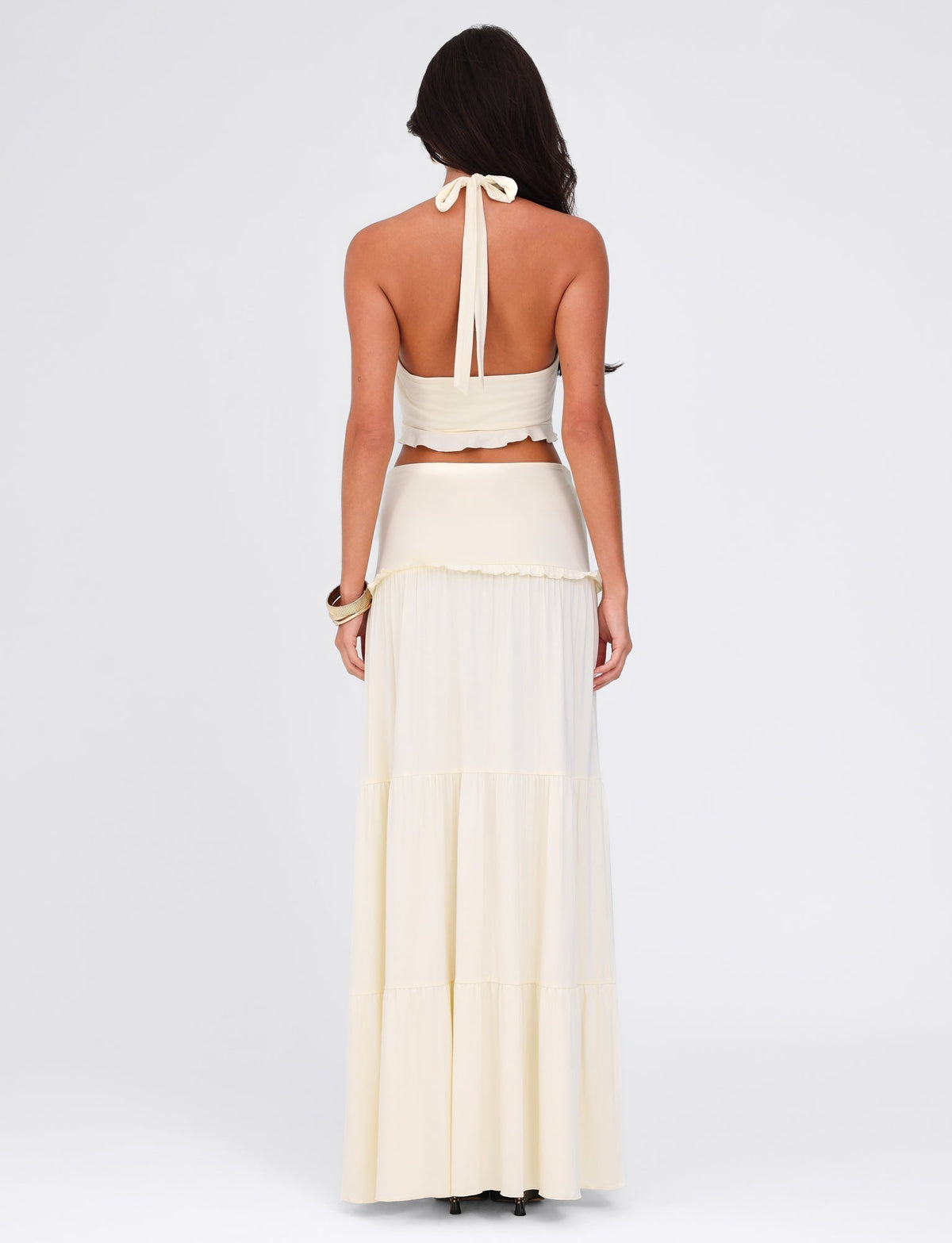 Elowen | Women's Halter Top and Maxi Skirt Set
