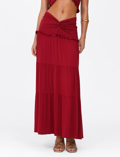 Elowen | Women's Halter Top and Maxi Skirt Set