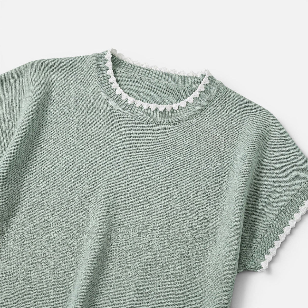 Frances | Women's Contrast Trim Knit Top