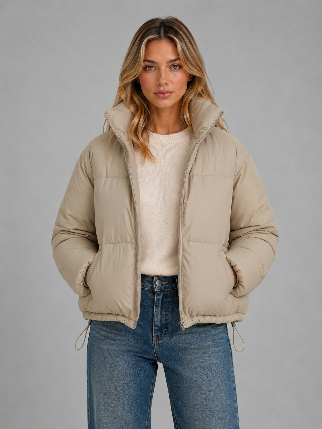 Sigrid | Women's Cropped Puffer Jacket
