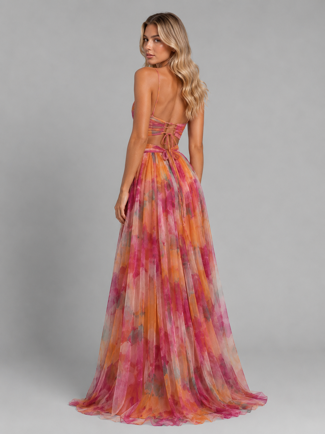 Aveline | Women's Floral V-Neck Maxi Dress