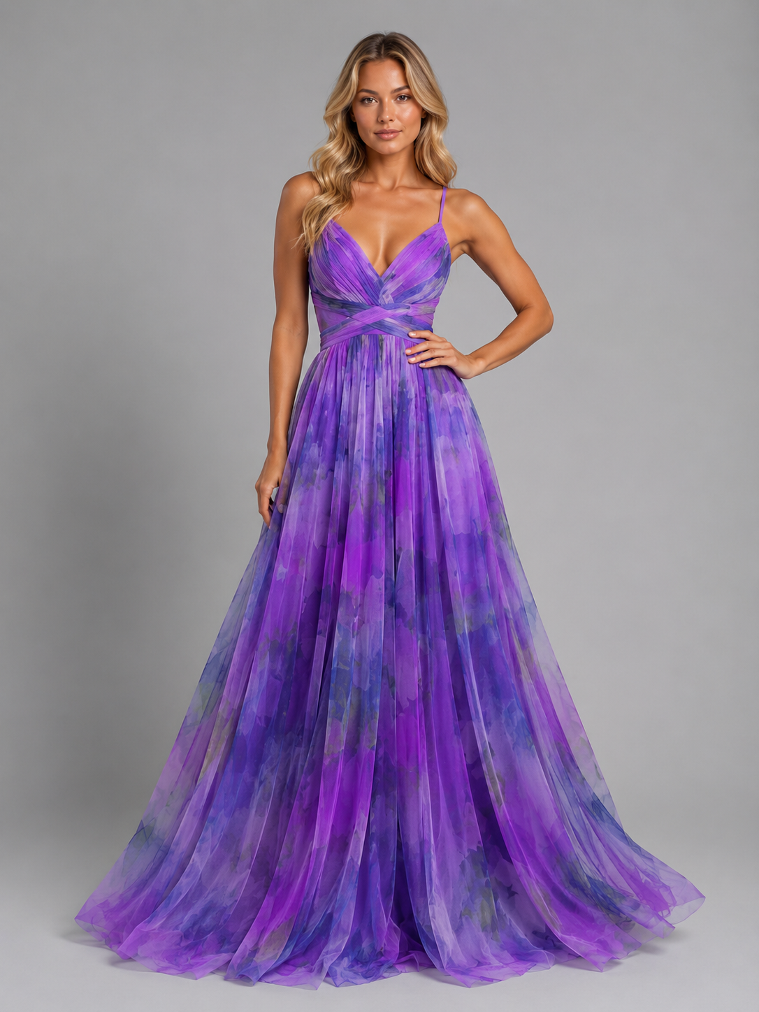 Aveline | Women's Floral V-Neck Maxi Dress
