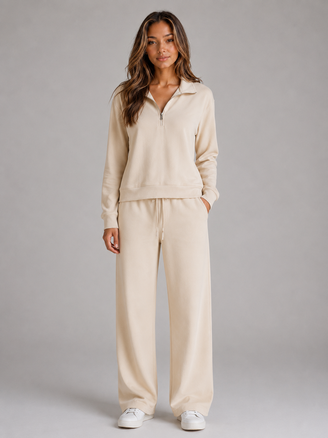 Talia | Women's Half Zip Lounge Set