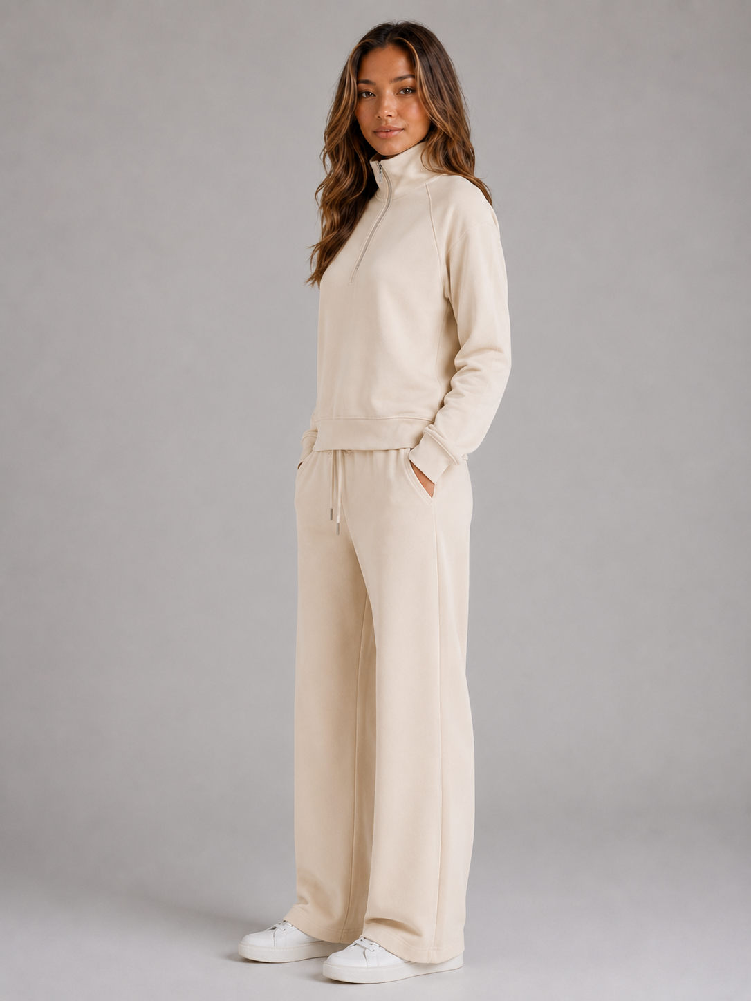 Talia | Women's Half Zip Lounge Set