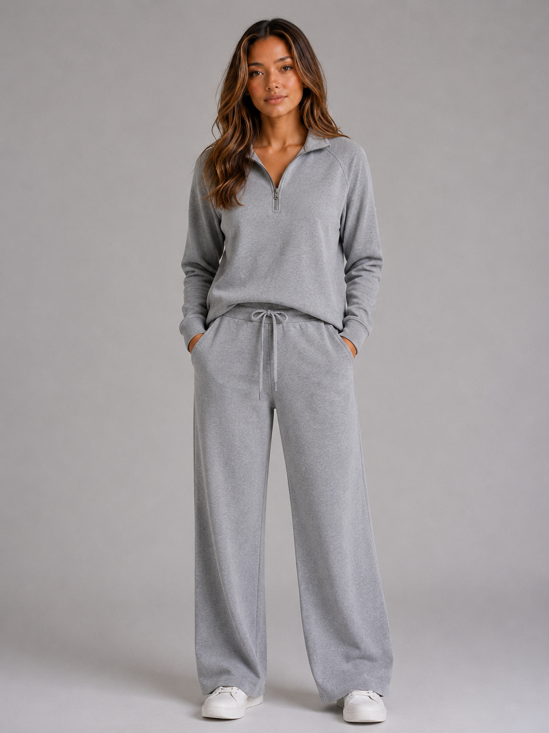 Talia | Women's Half Zip Lounge Set