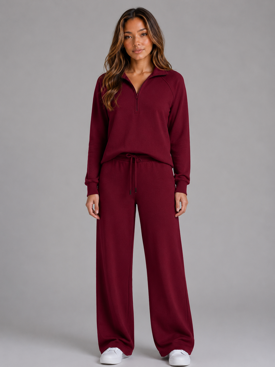 Talia | Women's Half Zip Lounge Set