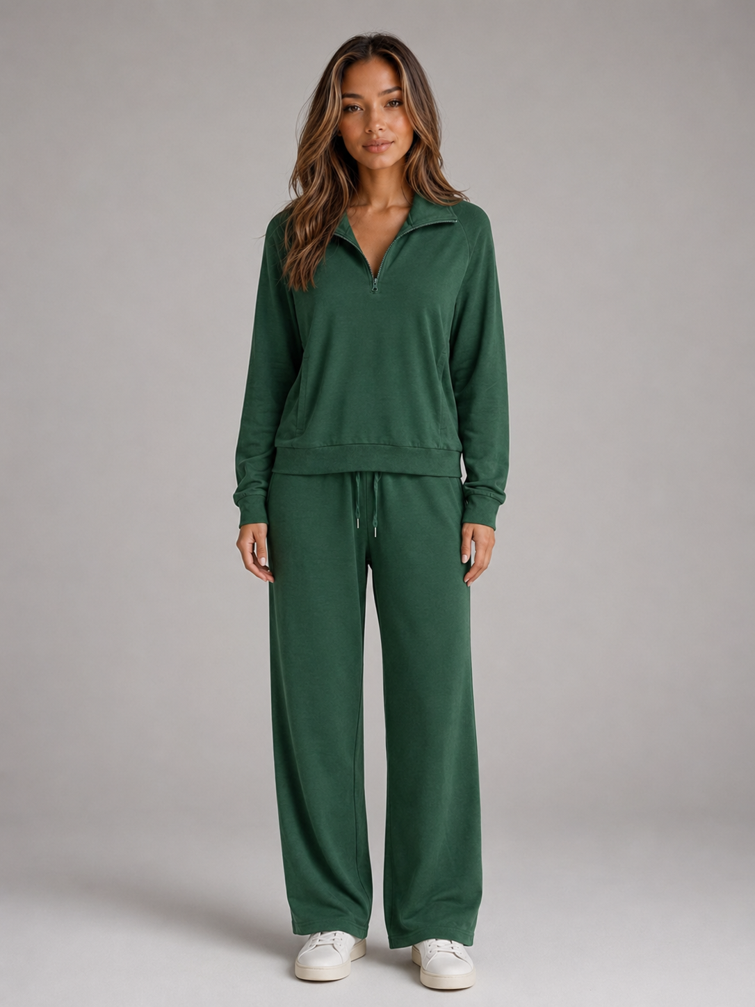 Talia | Women's Half Zip Lounge Set