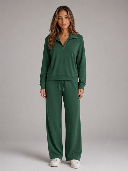 Talia | Women's Half Zip Lounge Set