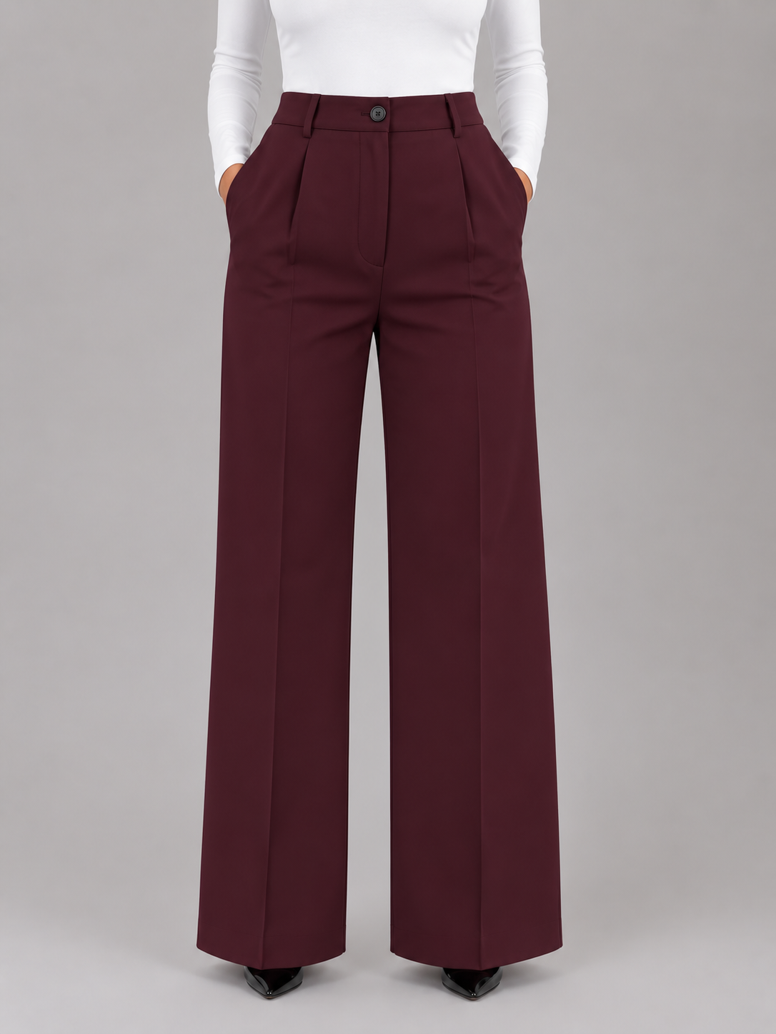 Winifred | Women's High Waisted Tailored Trousers
