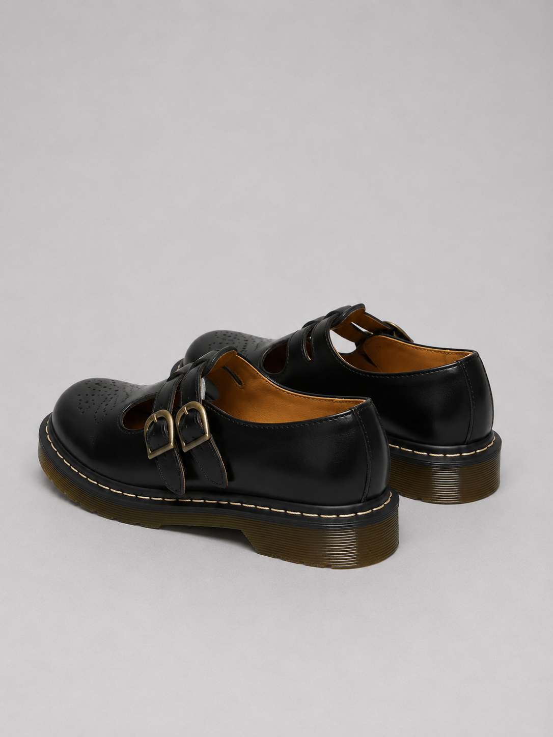 Etta | Women's Double Buckle Mary Jane Flats