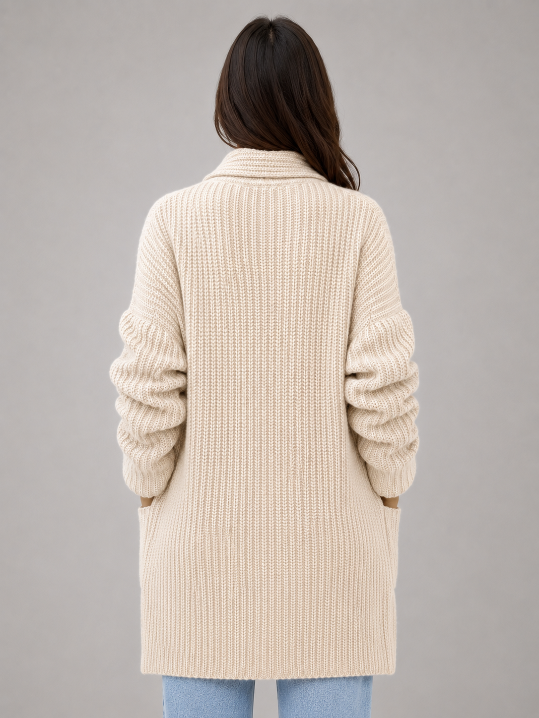 Edith | Women's Open Front Longline Cardigan