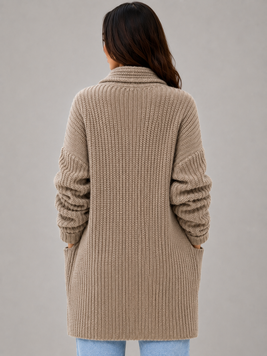 Edith | Women's Open Front Longline Cardigan