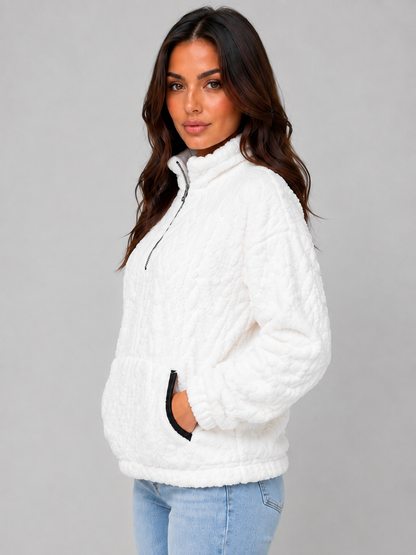 Astrid | Women's Plush Half Zip Pullover