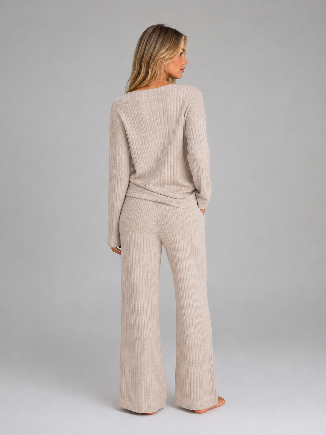 Verena | Women's Ribbed Knit Lounge Set