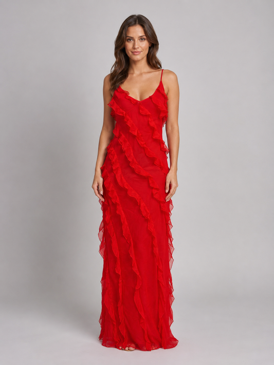 Felicity | Women's Ruffle Maxi Dress