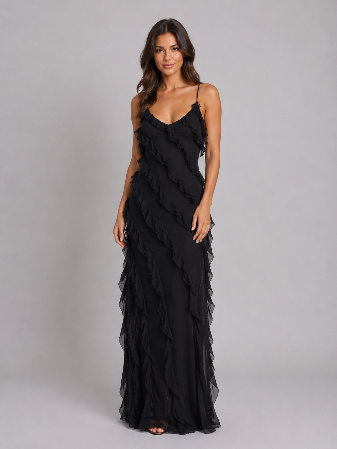 Felicity | Women's Ruffle Maxi Dress