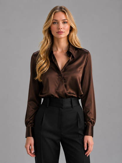 Lorelei | Women's Satin-Feel Blouse