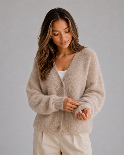 Tamsin | Women's Soft Knit Button Cardigan