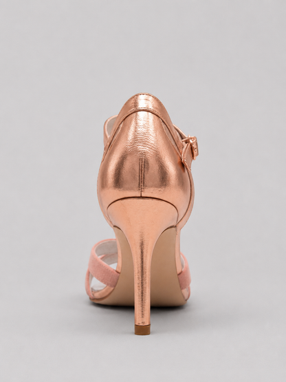 Cressida | Women's T-Strap Mid Heels