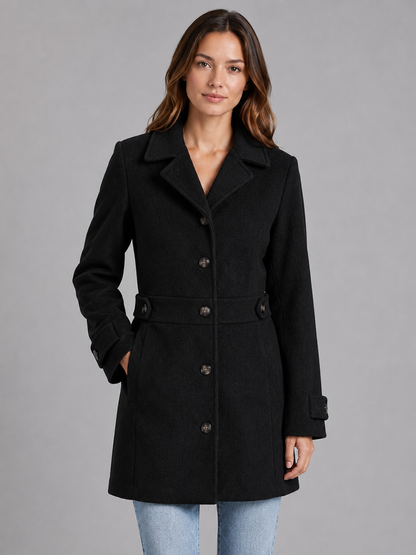 Marion | Women's Tailored Button Coat