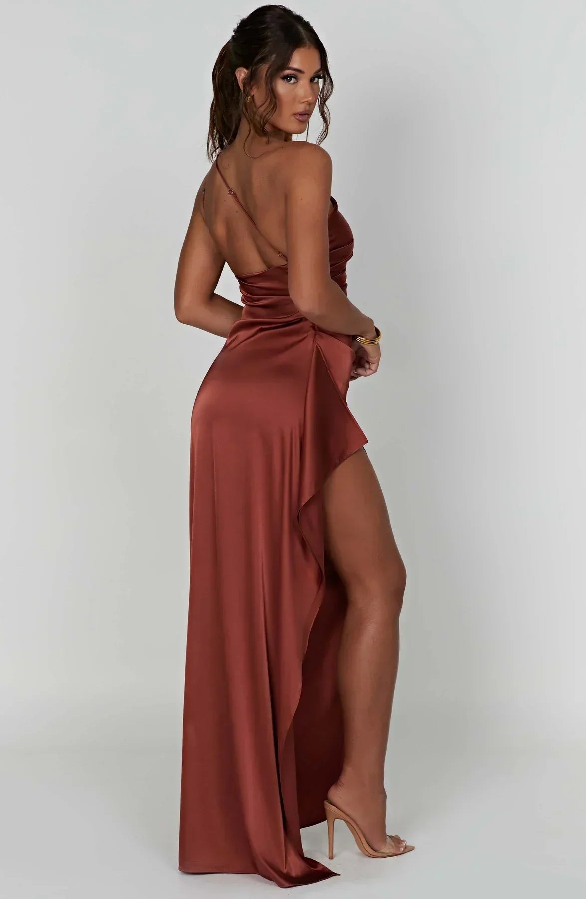 Valentina | Women's One-Shoulder Maxi Dress