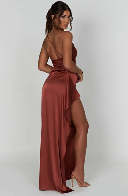 Valentina | Women's One-Shoulder Maxi Dress