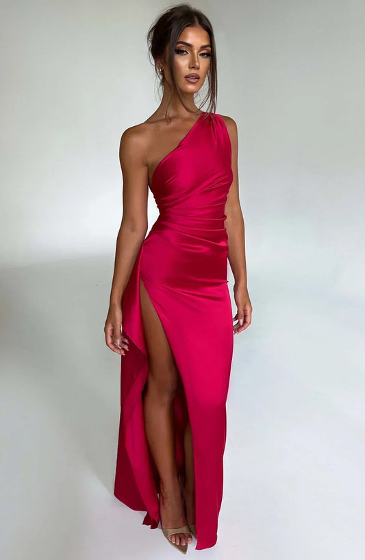 Valentina | Women's One-Shoulder Maxi Dress