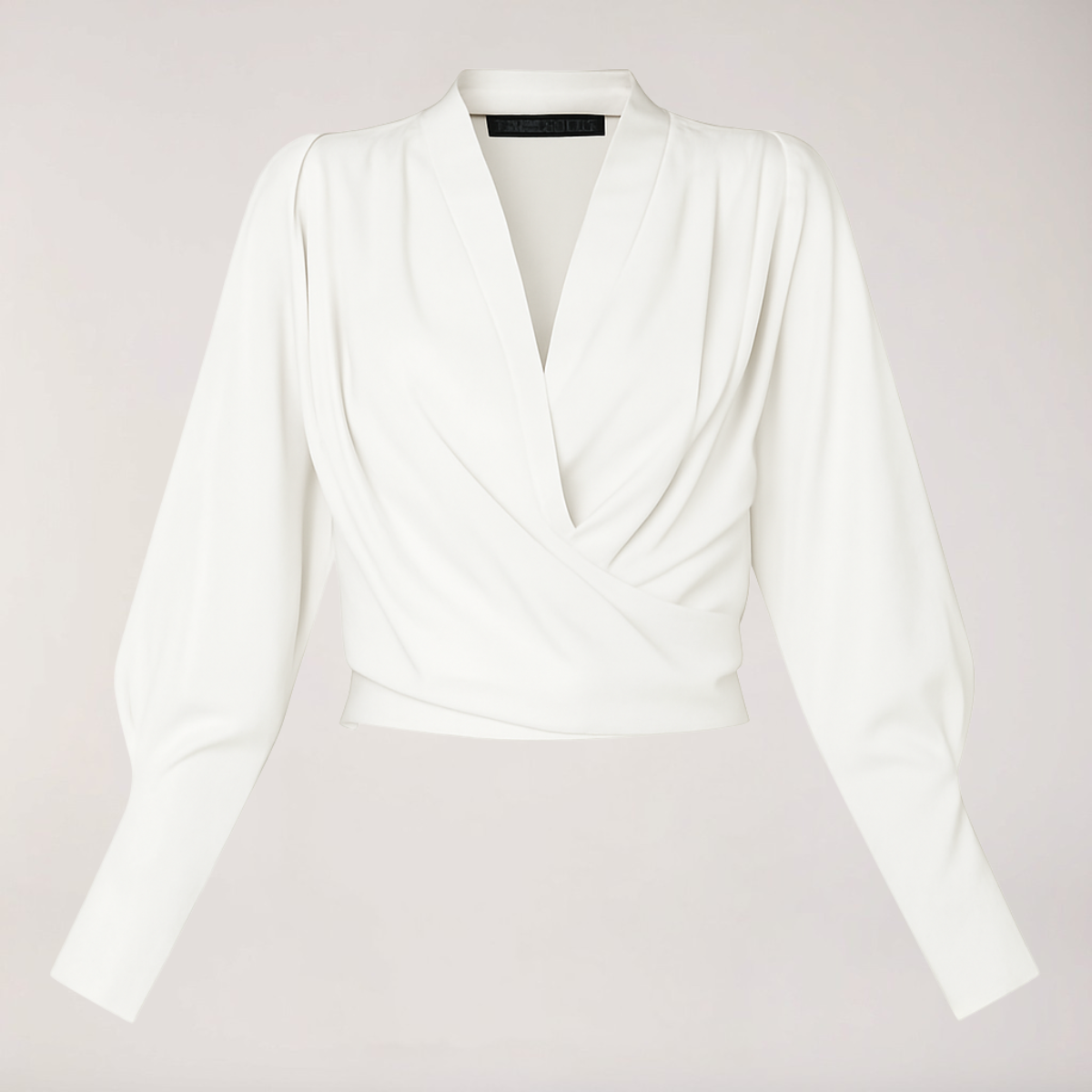 Charlotte | Women's V-Neck Puff Sleeve Blouse