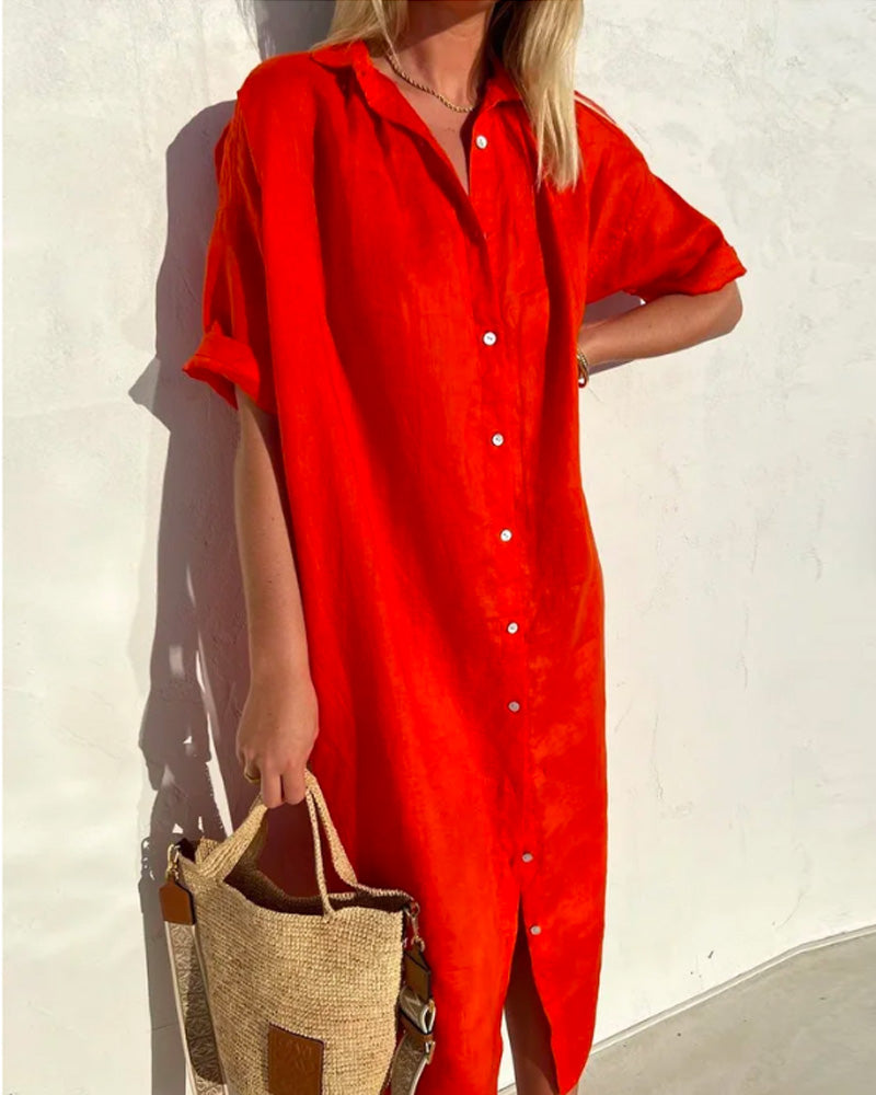 Arabella | Women's Button-Up Maxi Dress