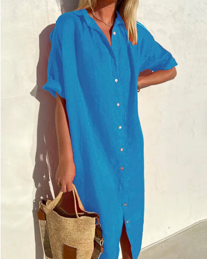 Arabella | Women's Button-Up Maxi Dress