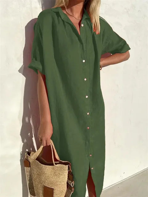 Arabella | Women's Button-Up Maxi Dress