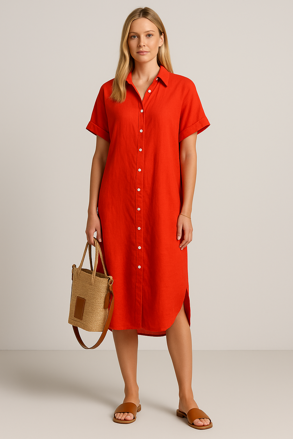 Arabella | Women's Button-Up Maxi Dress