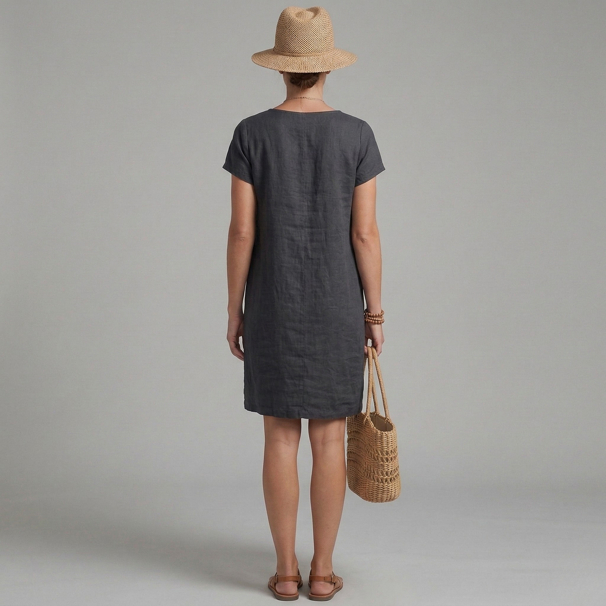 Fern | Women's Short Sleeve Pocket Mini Dress