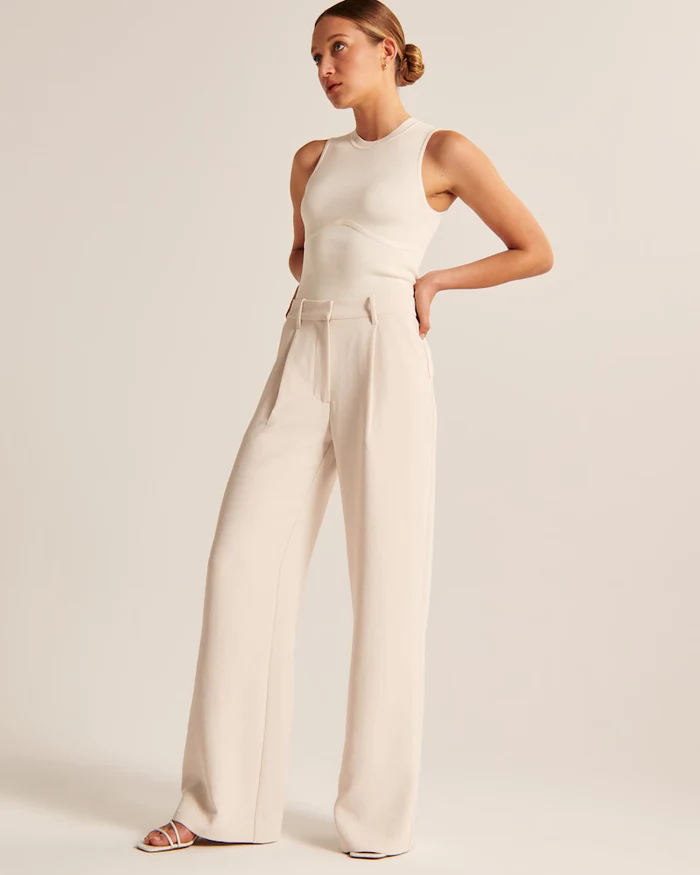 Tabitha | Women's Tailored Wide-Leg Trousers