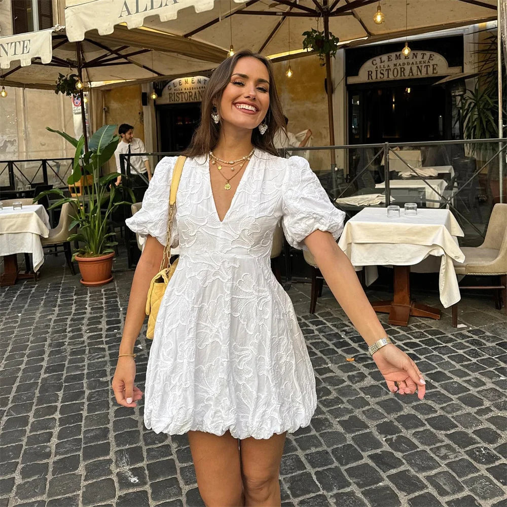 Adeline | Women's High Neck Midi Dress