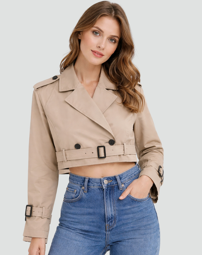Cecilia | Women's Short Trench Coat